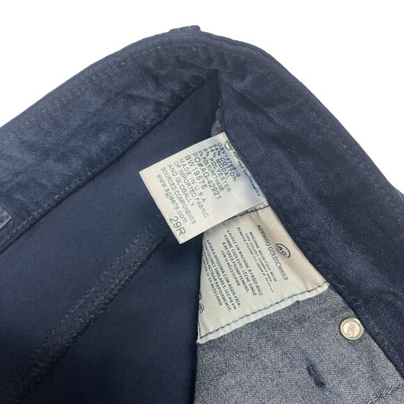 Adriano Goldschmied Farrah High Rise Skinny Jeans Pants Size 29 Navy Blue Velvet - Picture 8 of 10